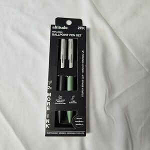 Black and‎ Green Ballpoint Pen Set